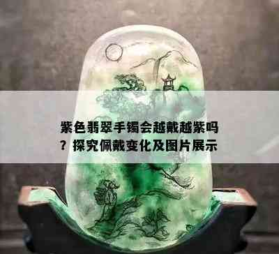 紫色翡翠手镯会越戴越紫吗？探究佩戴变化及图片展示