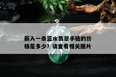 新入一条蓝水翡翠手链的价格是多少？请查看相关图片