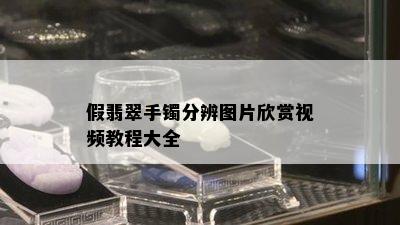 假翡翠手镯分辨图片欣赏视频教程大全