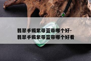 翡翠手镯紫带蓝带哪个好-翡翠手镯紫带蓝带哪个好看