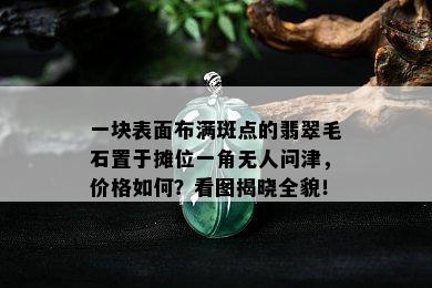 一块表面布满斑点的翡翠毛石置于摊位一角无人问津，价格如何？看图揭晓全貌！