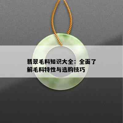 翡翠毛料知识大全：全面了解毛料特性与选购技巧