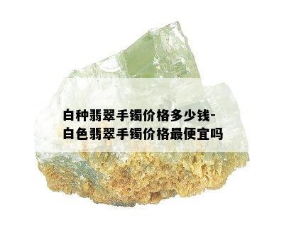 白种翡翠手镯价格多少钱-白色翡翠手镯价格更便宜吗