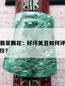 翡翠飘花：好坏美丑如何评价？