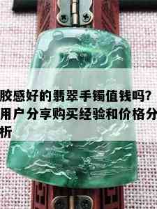 胶感好的翡翠手镯值钱吗？用户分享购买经验和价格分析