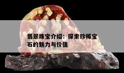 翡翠珠宝介绍：探索珍稀宝石的魅力与价值