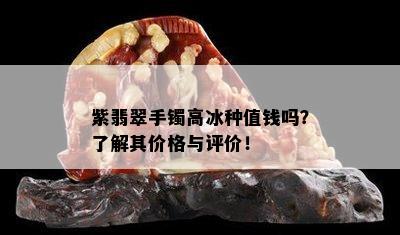 紫翡翠手镯高冰种值钱吗？了解其价格与评价！