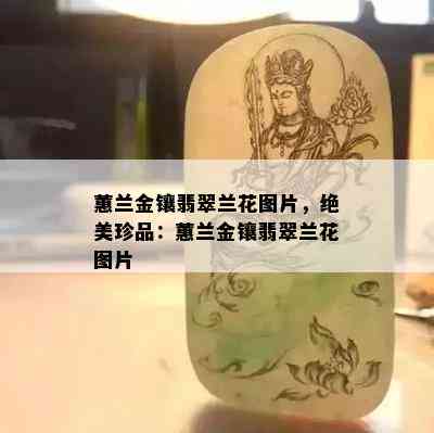 蕙兰金镶翡翠兰花图片，绝美珍品：蕙兰金镶翡翠兰花图片