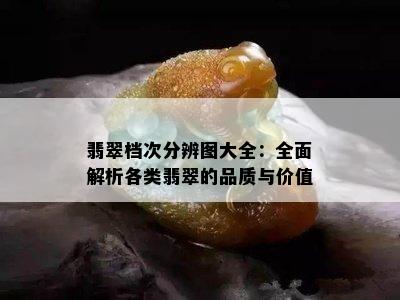 翡翠档次分辨图大全：全面解析各类翡翠的品质与价值