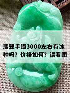 翡翠手镯3000左右有冰种吗？价格如何？请看图