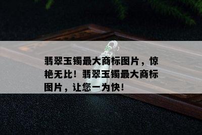 翡翠玉镯更大商标图片，惊艳无比！翡翠玉镯更大商标图片，让您一为快！