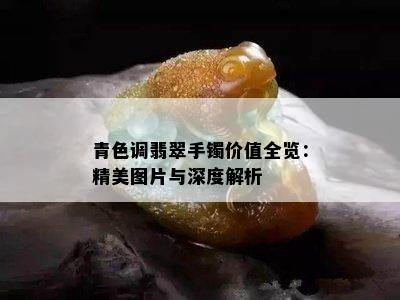 青色调翡翠手镯价值全览：精美图片与深度解析