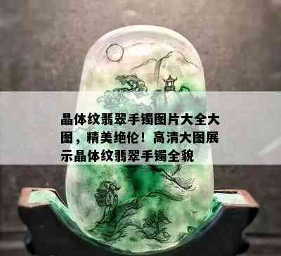 晶体纹翡翠手镯图片大全大图，精美绝伦！高清大图展示晶体纹翡翠手镯全貌