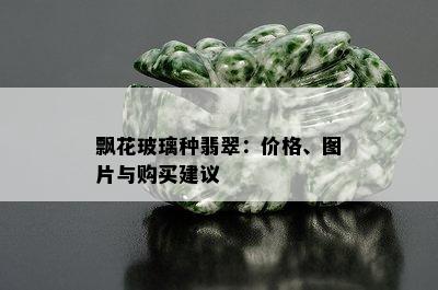 飘花玻璃种翡翠：价格、图片与购买建议