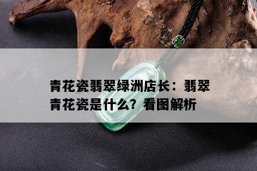 青花瓷翡翠绿洲店长：翡翠青花瓷是什么？看图解析