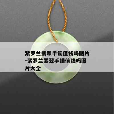 紫罗兰翡翠手镯值钱吗图片-紫罗兰翡翠手镯值钱吗图片大全