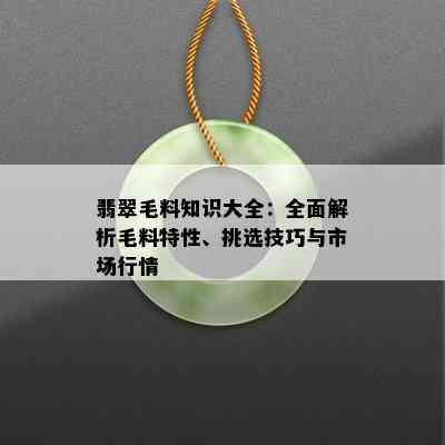 翡翠毛料知识大全：全面解析毛料特性、挑选技巧与市场行情