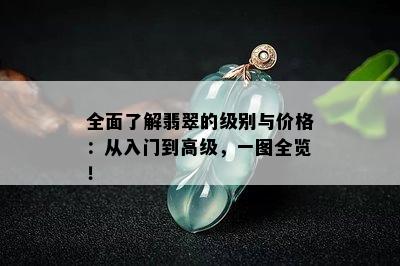 全面了解翡翠的级别与价格：从入门到高级，一图全览！