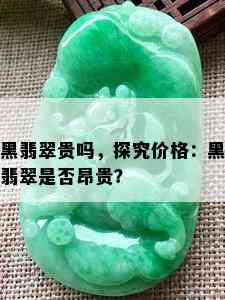 黑翡翠贵吗，探究价格：黑翡翠是否昂贵？