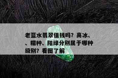 老蓝水翡翠值钱吗？高冰、、糯种、阳绿分别属于哪种级别？看图了解