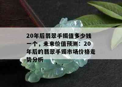 20年后翡翠手镯值多少钱一个，未来价值预测：20年后的翡翠手镯市场价格走势分析