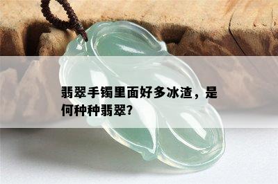 翡翠手镯里面好多冰渣，是何种种翡翠？