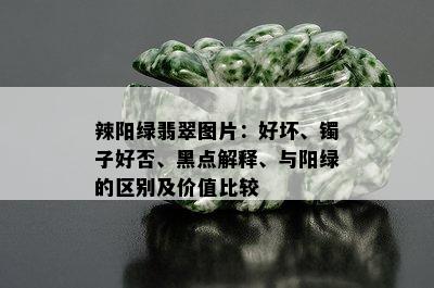 辣阳绿翡翠图片：好坏、镯子好否、黑点解释、与阳绿的区别及价值比较