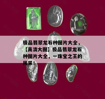 极品翡翠龙石种图片大全，【高清大图】极品翡翠龙石种图片大全，一珠宝之王的风采！