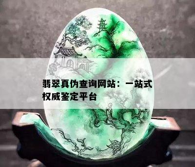 翡翠真伪查询网站：一站式权威鉴定平台