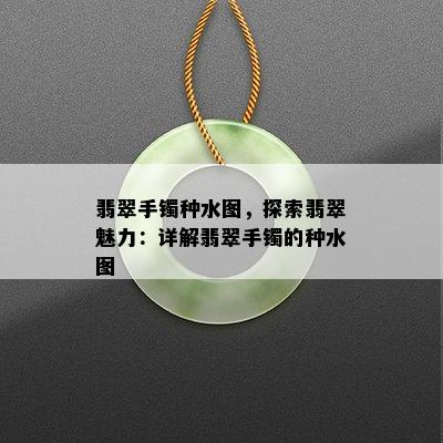 翡翠手镯种水图，探索翡翠魅力：详解翡翠手镯的种水图