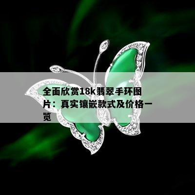 全面欣赏18k翡翠手环图片：真实镶嵌款式及价格一览