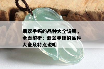 翡翠手镯的品种大全说明，全面解析：翡翠手镯的品种大全及特点说明