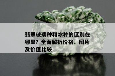 翡翠玻璃种和冰种的区别在哪里？全面解析价格、图片及价值比较