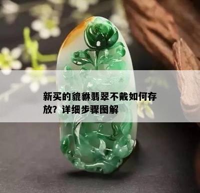 新买的貔貅翡翠不戴如何存放？详细步骤图解