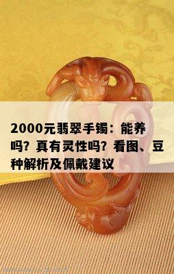 2000元翡翠手镯：能养吗？真有灵性吗？看图、豆种解析及佩戴建议