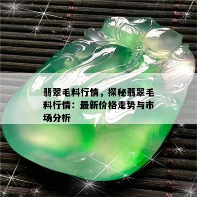 翡翠毛料行情，探秘翡翠毛料行情：最新价格走势与市场分析