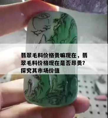 翡翠毛料价格贵嘛现在，翡翠毛料价格现在是否昂贵？探究其市场价值