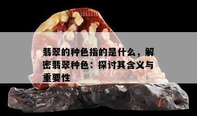 翡翠的种色指的是什么，解密翡翠种色：探讨其含义与重要性