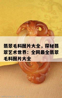 翡翠毛料图片大全，探秘翡翠艺术世界：全网最全翡翠毛料图片大全