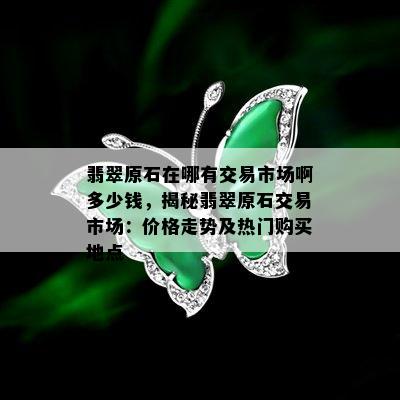 翡翠原石在哪有交易市场啊多少钱，揭秘翡翠原石交易市场：价格走势及热门购买地点