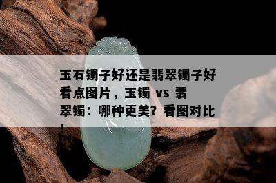 玉石镯子好还是翡翠镯子好看点图片，玉镯 vs 翡翠镯：哪种更美？看图对比！