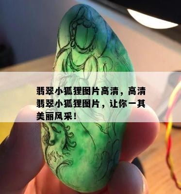 翡翠小狐狸图片高清，高清翡翠小狐狸图片，让你一其美丽风采！