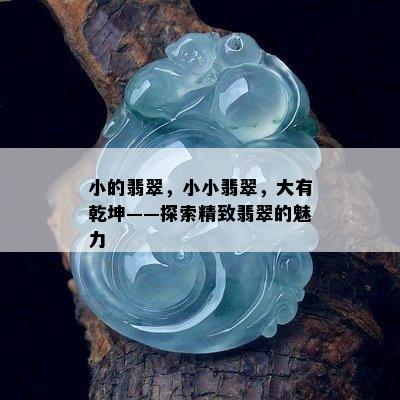 小的翡翠，小小翡翠，大有乾坤——探索精致翡翠的魅力