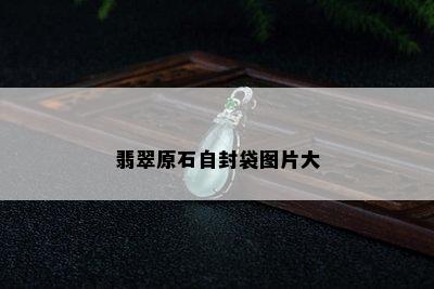 翡翠原石自封袋图片大