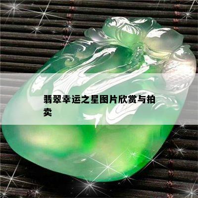 翡翠幸运之星图片欣赏与拍卖