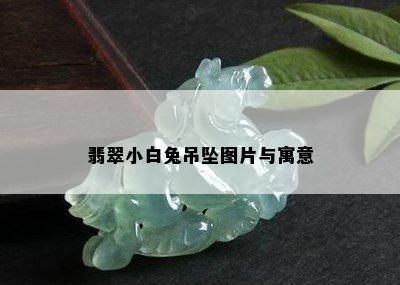 翡翠小白兔吊坠图片与寓意