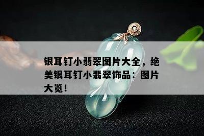 银耳钉小翡翠图片大全，绝美银耳钉小翡翠饰品：图片大览！