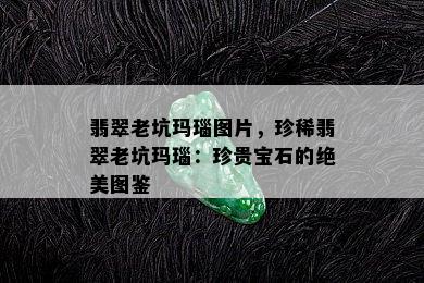 翡翠老坑玛瑙图片，珍稀翡翠老坑玛瑙：珍贵宝石的绝美图鉴