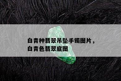 白青种翡翠吊坠手镯图片，白青色翡翠底图