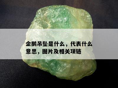 企鹅吊坠是什么，代表什么意思，图片及相关项链